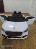 WORK BABY奔馳邁巴赫兒童電動(dòng)車(chē)汽車(chē)四輪遙控玩具車(chē)可坐大人男女孩寶寶童車(chē) 軟輪+烤漆白+皮座+全功能 電力驅動(dòng) 曬單實(shí)拍圖