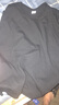 愷吉銳春秋季男士打底衫短袖T恤純色緊身半袖汗衫圓領(lǐng)修身萊卡棉T恤男 黑色圓DUAN XL 【建議120-135斤】 曬單實(shí)拍圖