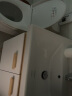 箭牌（ARROW）北欧风浴室柜陶瓷一体盆洗脸盆柜组合洗手台卫浴三件套大白系列 70柜+3功能花洒+马桶400 实拍图