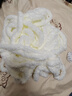 嵐玘diy手工圍巾生日禮物女實(shí)用圍脖保暖送老婆媽媽手織毛線秋冬編織 乳白色小熊款手指圍巾 曬單實(shí)拍圖