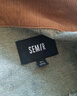 森馬（Semir）森柔牛仔|牛仔外套女短款翻領做舊秋夾克小個子街頭103524108001 曬單實拍圖