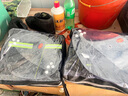 潤(rùn)華年成人分體雨衣兩件套雨衣雨褲套裝男女成人騎行防水摩托車雨衣 紫色雙層綢里雙帽檐帶鞋套 XXL 曬單實(shí)拍圖