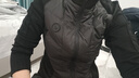 艾萊依輕薄羽絨服女款拼接立領(lǐng)修身顯瘦秋冬鴨絨保暖外套 炭黑M 曬單實拍圖