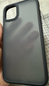 嚴謹 小澤推薦手機殼iphone11proMax膚感磨砂蘋(píng)果11保護套防指紋金屬獨立按鍵高出攝像頭 11 黑色邊+微透黑背板 硅膠軟邊 曬單實(shí)拍圖