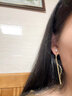 鉑米龍PLATMILLON2025年新款輕奢高級感珍珠耳飾女時尚設計感長款鏈條流蘇耳釘耳墜 貝珠耳釘925銀針 曬單實拍圖