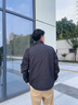 BOSS博斯男士寬松版型城市風(fēng)雙面夾克 001-黑色 M (48) 曬單實(shí)拍圖