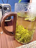 日本進口品質(zhì)玻璃杯茶杯耐高溫加厚泡茶杯綠茶杯專用家用辦公室?guī)?春茗綠茶杯 400ml 400ml 曬單實拍圖