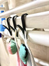 享樂屋壁掛式暖氣片掛鉤免打孔衣帽掛鉤毛巾掛架衛(wèi)生間晾衣服鉤子通用型 黑色5個【正反兩用】 【太空鋁 不生銹 承重強】 曬單實拍圖