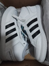 阿迪達(dá)斯 （adidas）官方艦店男鞋 秋季新款運(yùn)動(dòng)鞋緩震休閑鞋透氣高幫板鞋訓(xùn)練籃球鞋 時(shí)尚高幫板鞋/白色/保暖/主推 42 曬單實(shí)拍圖