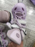 斯威（SWAY） 轮滑鞋儿童溜冰鞋男女童初学者套装滑轮鞋滑冰旱冰鞋成人直排轮 莫紫八轮全闪【大礼包】一体支架 S(适合3-5岁)平时鞋码25-30 实拍图