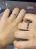 MZMZ鉑金情侶戒指男pt950白金結訂婚定情對戒情人節生日禮物送女友 當/次日達-輕奢-丘比特活口對戒 曬單實(shí)拍圖