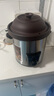萬(wàn)宇紫砂電燉鍋陶瓷內(nèi)膽家用電湯鍋?zhàn)仙板侅覝伆局箦侅抑酂踔箦伾衿?銀色 10L 【適合10-15人】 曬單實(shí)拍圖