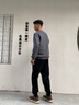 JEEP SPIRIT2025新款休閑褲男士衛(wèi)褲夏季薄款加大碼寬松男生百搭運動男款褲子 K005黑色. 薄款 XL 【體重130-150斤】 曬單實拍圖