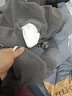 余帥羊羔絨棉衣男秋冬季加絨外套加厚絨里棉服毛巾繡連帽寬松學(xué)生棉襖 GM-MA663灰色[升級版加棉加厚 XL（125-140斤） 曬單實(shí)拍圖