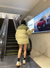 JEEP SPIRIT棉服女加厚外套冬新款雙面穿面包服棉襖子情侶保暖棉衣男女裝 23988-牛油果綠[男女同款] S 曬單實(shí)拍圖