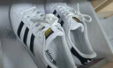 adidas SUPERSTAR復古低幫貝殼頭運動板鞋男女阿迪達斯官方三葉草 白/一號黑 38 曬單實拍圖
