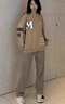 Foss Phil燈芯絨褲子男士秋冬季雪尼爾直筒休閑加絨款闊腿長(zhǎng)褲 JCDM-K1248卡其色 常規(guī) XL 【建議125斤-145斤】 曬單實(shí)拍圖