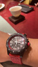 百年靈（BREITLING）ENDURANCE專業(yè)耐力運動防水男士手表44瑞士腕表 紅色橡膠表帶 曬單實拍圖