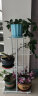 索尔诺 花架多层折叠落地室内家用阳台装饰花架铁艺客厅庭院简约多肉架 白色H915（5盆升级版） 实拍图