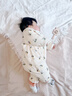 優(yōu)奇嬰幼兒連體衣服冬季夾棉衣保暖剛出生寶寶加厚哈衣爬服冬裝外出服 萌萌小熊貓【保暖棉服】 80cm 曬單實拍圖