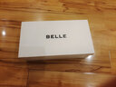 百麗（Belle）氣質(zhì)方頭一字拖女商場同款透明粗跟拖鞋B6B1DBT4 米白 36 (230mm) 曬單實拍圖