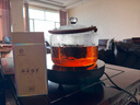 叁旬玻璃煮茶壺耐高溫加厚燒水壺大容量蒸煮一體養(yǎng)生壺家用電陶爐套裝 小坐知爐【經典黑】+星空玻璃壺 曬單實拍圖