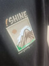京東京造【涼感速干】短袖男士t恤男印花撞色 shine黑色 S 曬單實(shí)拍圖