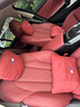 寶馬5系頭枕3系x3x1x5三系x2五系325li/ix3/320/i3汽車(chē)頭頸枕靠枕 波爾多紅【頭枕+腰靠墊】?jì)商?曬單實(shí)拍圖
