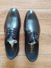 金利来（goldlion）男鞋正装商务休闲鞋舒适轻质透气时尚皮鞋58083057101A-黑-40-码 实拍图
