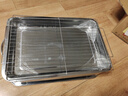 莊子然烤魚(yú)爐烤魚(yú)盤(pán)全套不銹鋼家用抽拉式烤魚(yú)專(zhuān)用鍋 長(cháng)45x寬30x高15（3-6斤魚(yú)）烤盤(pán)深 4.5cm 防風(fēng)抽拉款（網(wǎng)+贈品九件套） 曬單實(shí)拍圖