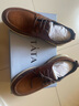 他她（TATA）商務(wù)皮鞋男士真皮沖孔透氣系帶休閑單鞋夏季新QDX02BM4 棕色 39 曬單實(shí)拍圖