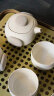 泊喜（Pertouch）小巨蛋T5 陶瓷功夫茶具套装 家用客厅中式轻奢 送礼高档茶具礼盒 小巨蛋T5白色（茶盒版） 实拍图