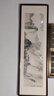 玩易 張大千山水畫(huà)國(guó)畫(huà)新中式客廳裝飾畫(huà)背景墻壁畫(huà)辦公室靠山圖掛畫(huà) 百步云梯（張大千） 50*160cm（卡紙精裱，胡桃色框） 曬單實(shí)拍圖