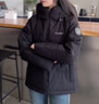 波司登（BOSIDENG）25年新款女款保暖防風(fēng)舒適顯瘦短款時(shí)尚百搭厚冬季外套 春桃粉玫瑰可露麗 M 165/88A 110斤-120斤 曬單實(shí)拍圖