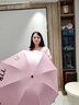 美奈雨傘定制logo廣告?zhèn)阌∽侄ㄗ銮缬陜捎枚Y品黑膠防曬折疊三折宣傳傘 橙色 曬單實拍圖