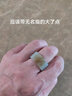 可玉可求七夕禮物 和田玉戒指男士 青白色帶糖皮玉扳指 款三 內(nèi)徑約19毫米 Z1657 曬單實(shí)拍圖