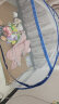 艾薇 学生蚊帐宿舍 蒙古包蚊帐 单开门 0.9米 深蓝色【免安装 上下铺通用】 实拍图