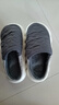 安尚芬秋冬棉拖鞋男室內外簡(jiǎn)約拼色保暖防風(fēng)防滑情侶羽絨布半包跟拖鞋女 深灰 38-39 適合37-38 曬單實(shí)拍圖