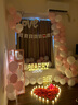 韓貓網(wǎng)紅LOVE氣球盒子寶寶宴結婚生日派對婚房裝飾婚 粉色LOVE盒子(不含燈串氣球) 曬單實(shí)拍圖