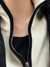 郡是【一口價(jià)】女士內(nèi)衣無痕貼身加絨長袖打底秋衣棉毛衫 加絨八分袖-KL9946黑色97 M 曬單實(shí)拍圖