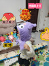 凱蒂貓（hellokitty）庫洛米兒童圍巾帽子一體套裝秋冬季女童冬天保暖防寒毛絨圍脖女孩 【圍巾帽】玉桂狗藍(lán)色 4040款 均碼/建議4-11歲 曬單實(shí)拍圖
