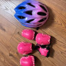 米高轮滑护具儿童溜冰鞋滑板车护具头盔包全套装K8-S头盔 粉色小码 实拍图