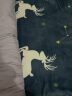 南极人（NanJiren） 牛奶绒床单单件冬季宿舍单人加绒加厚床垫子床罩双面毛绒珊瑚绒法兰绒毛毯被单 CT-星空鹿【可铺可盖 两用床单】 180x200cm【加厚牛奶绒单件床单】 实拍图