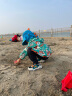 Hape(德国)儿童挖沙工具戏水沙滩玩具9件套送收纳袋生日礼物 suit0079 实拍图