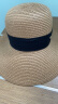 CACUSS遮阳帽女士夏季防晒帽户外出游海边沙滩草帽大檐凉帽渔夫帽子棕色 晒单实拍图