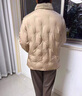 俞兆林媽媽裝冬裝保暖棉襖洋氣棉服高貴夫人小個(gè)子新中式外套中老年女裝 卡其色 （棉服） XL 【建議110斤內】 曬單實(shí)拍圖