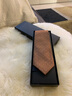 LSIAKT男士領(lǐng)帶棕色結婚復古領(lǐng)帶婚禮拉鏈式正裝商務(wù)新郎男士易拉得領(lǐng)帶 焦糖棕圓點(diǎn) 曬單實(shí)拍圖