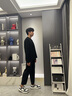 Lee男鞋高端真皮印花板鞋潮牌鞋子男高級感時尚男士休閑鞋潮流運動鞋 黑色 42 【偏大/請拍小一碼】 曬單實拍圖