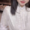 皮爾卡丹（pierre cardin）蕾絲打底衫女春秋款2025新款長袖上衣立領(lǐng)雪紡衫法式洋氣內(nèi)搭襯衫 杏色 M 曬單實拍圖