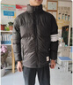 益帛棉服男秋冬季夾棉加厚韓版潮牌四條杠棉襖寬松立領(lǐng)棉衣上衣外套男 黑色 L【建議115-125斤】 曬單實拍圖